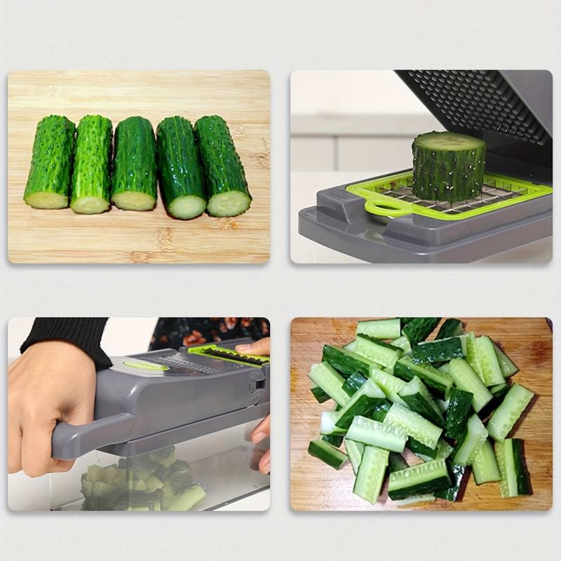 13pcs Vegetable Chopper Fruit Slicer Manual Grater Onion Mincer Potato