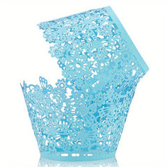12pcs Glitter Cupcake Wrappers Baking Tools Kitchen Accessories Home Items