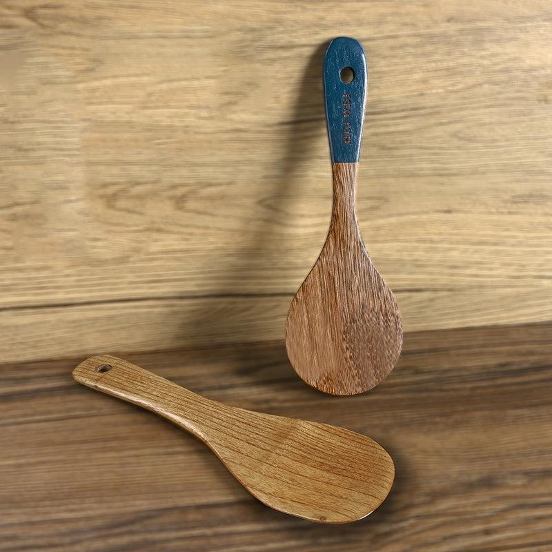 5pcs Wooden Utensil Set Safety Cooking Non Stick Kitchen Tools