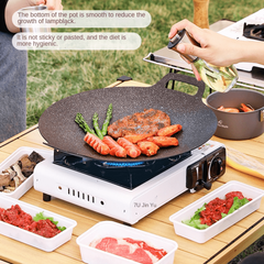 Iron Plate and Electromagnetic Oven for Outdoor Barbecue and Camping