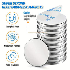20pcs 30x3mm Rare Earth Magnets Neodymium Magnets for Crafts