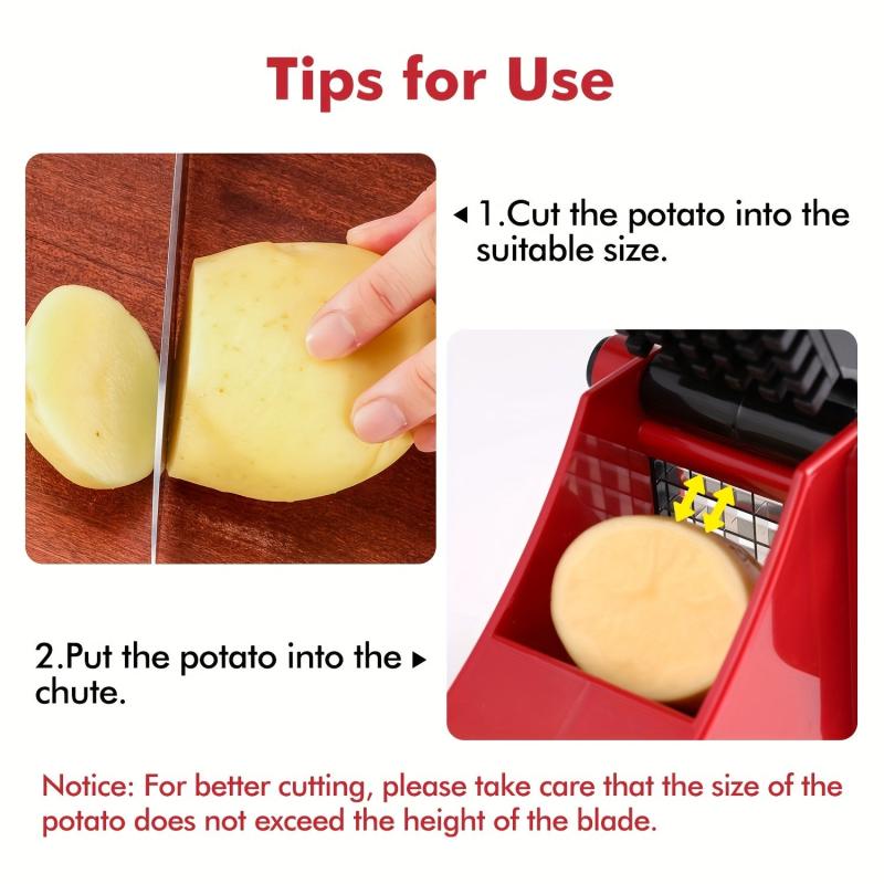 Vegetable Cutter for Fries Carrots Cucumbers Easy Use Kitchen Gad