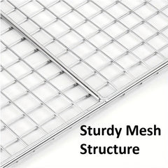 Non Stick BBQ Mesh Mat Reusable Grilling Mats for Family Cookouts