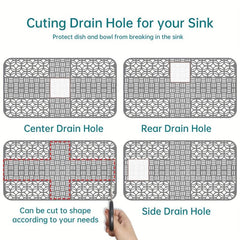 Silicone Sink Protector Mat Cuttable Sink Mat