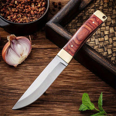 Western Steak with Wooden Handle for Kitchen and Dining