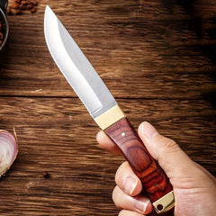 Western Steak with Wooden Handle for Kitchen and Dining