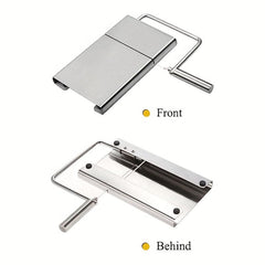 Adjustable Stainless Steel Wire Cheese Slicer - Heavy Duty Cutter