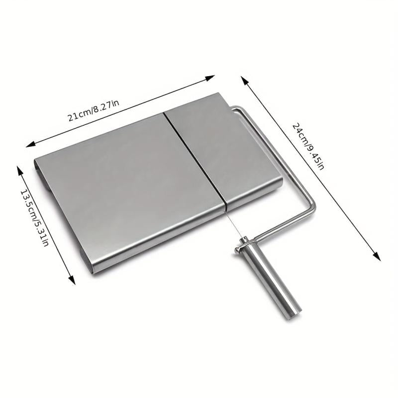 Adjustable Stainless Steel Wire Cheese Slicer - Heavy Duty Cutter