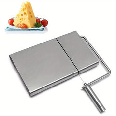 Adjustable Stainless Steel Wire Cheese Slicer - Heavy Duty Cutter