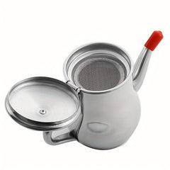 Stainless Steel Filter Bottle Leak-proof Pouring Pot Kitchen Tool
