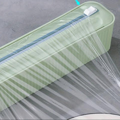 Magnetic Wrap Cutter Dispenser with Roll of Cling Film