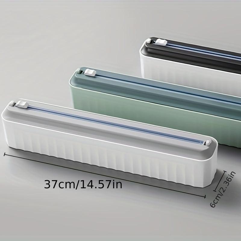 Magnetic Wrap Cutter Dispenser with Roll of Cling Film