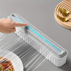 Magnetic Wrap Cutter Dispenser with Roll of Cling Film