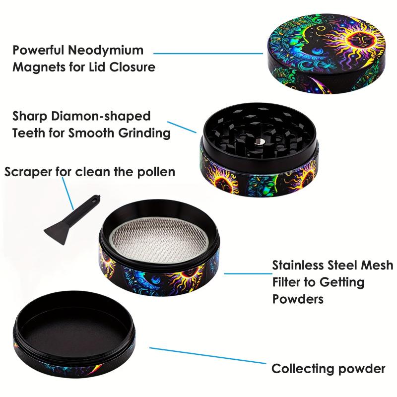 Creative Cartoon Spice Grinder Metal Crusher Multifunctional Kitchen Gadget