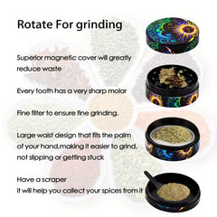 Creative Cartoon Spice Grinder Metal Crusher Multifunctional Kitchen Gadget