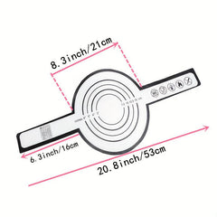 2pcs Silicone Baking Mat For Dutch Oven Handles Sling Dough Alternative