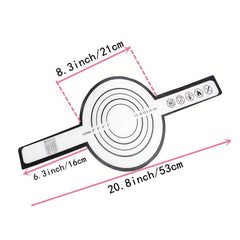 2pcs Silicone Baking Mat For Dutch Oven Handles Sling Dough Alternative