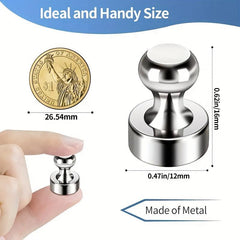 1pc Magnetic Push Pins for Whiteboards Maps 12x16mm Size