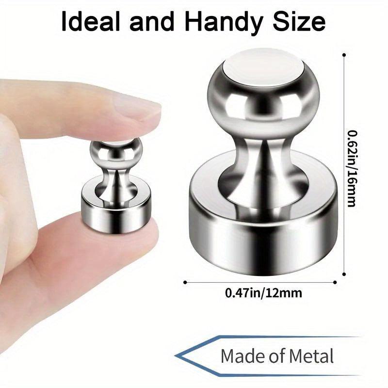 1pc Magnetic Push Pins for Whiteboards Maps 12x16mm Size