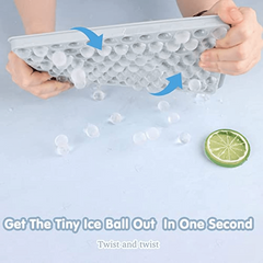 Rubber Mini Ice Cube Tray Small Easy to Remove Crushed Ice Tray