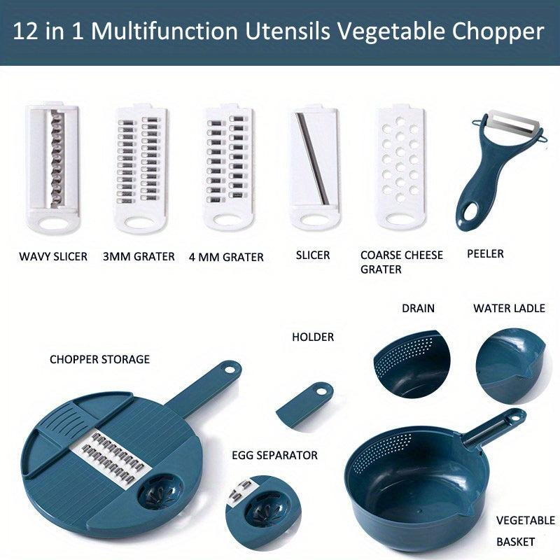 Multifunctional Vegetable Chopper Manual Shredder Kitchen Cooking Tool