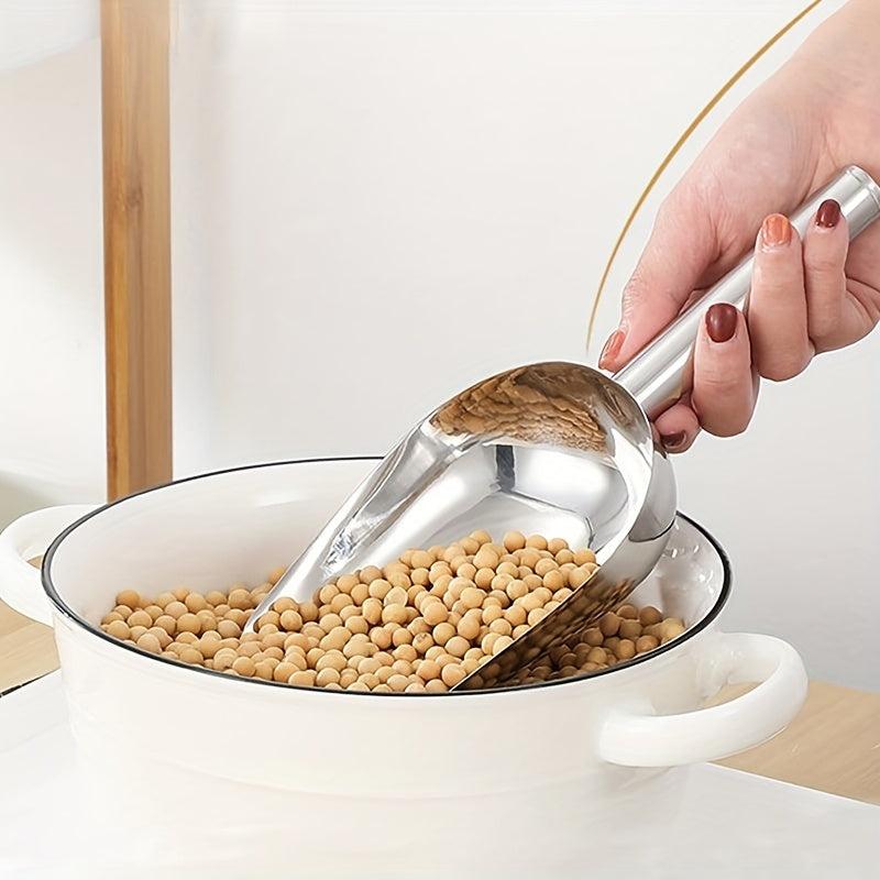 Stainless Steel Ice Scoop for Ice Maker Bar Party Wedding Pet Dog Food