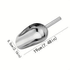 Stainless Steel Ice Scoop for Ice Maker Bar Party Wedding Pet Dog Food
