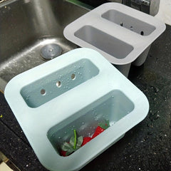 Kitchen Sink Rack Soap Sponge Drainer Rack Holder Basket Storage
