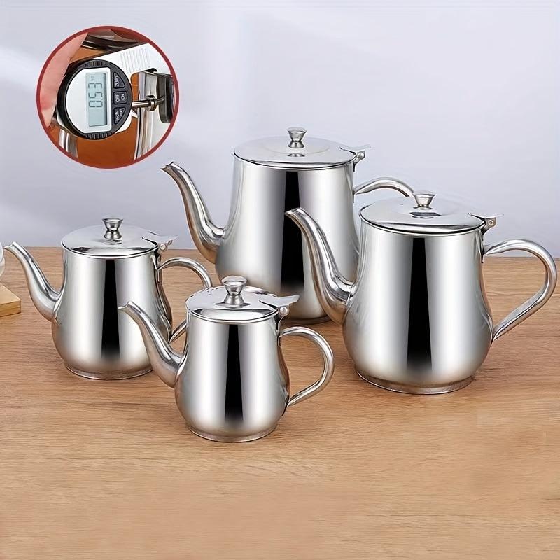 Stainless Steel Pot with Filter and Seasoning Bottle