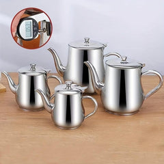 Stainless Steel Pot with Filter and Seasoning Bottle