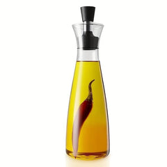 17oz Dark Glass Bottle Soy Sauce Dispenser Vinegar Container