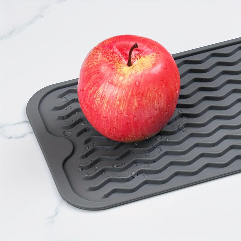 Eco Friendly Silicone Dish Drying Mat - Heat Resistant Kitchen Tool