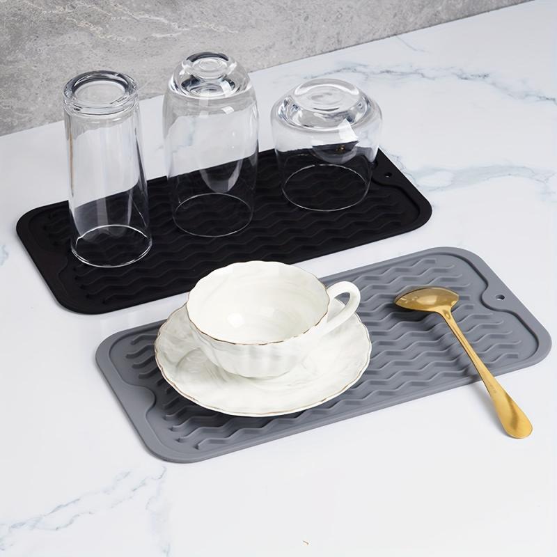 Eco Friendly Silicone Dish Drying Mat - Heat Resistant Kitchen Tool