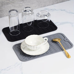 Eco Friendly Silicone Dish Drying Mat - Heat Resistant Kitchen Tool