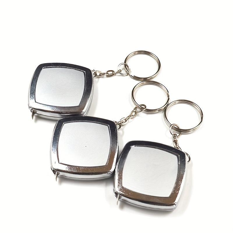 Compact Mini Tape Measure 2 Meters Small Keychain Steel Pocket Tool