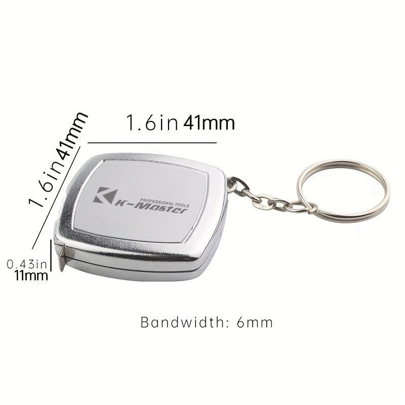 Compact Mini Tape Measure 2 Meters Small Keychain Steel Pocket Tool