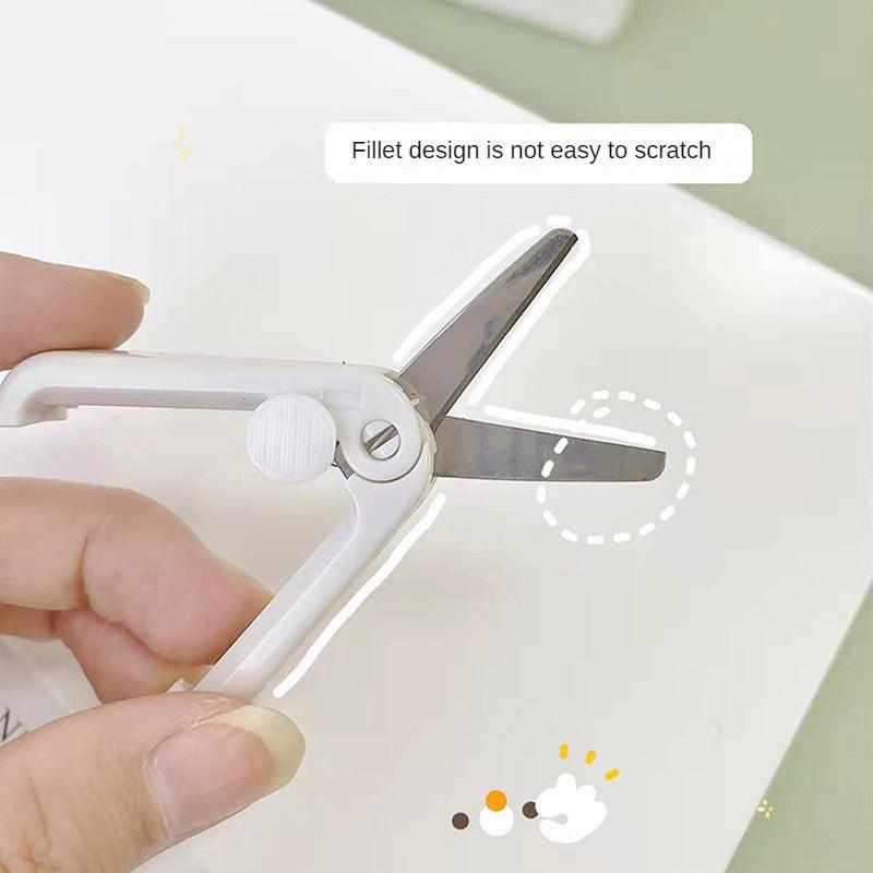 Mini Telescopic Scissors with Key Chain, Crafting, Sewing, Portable