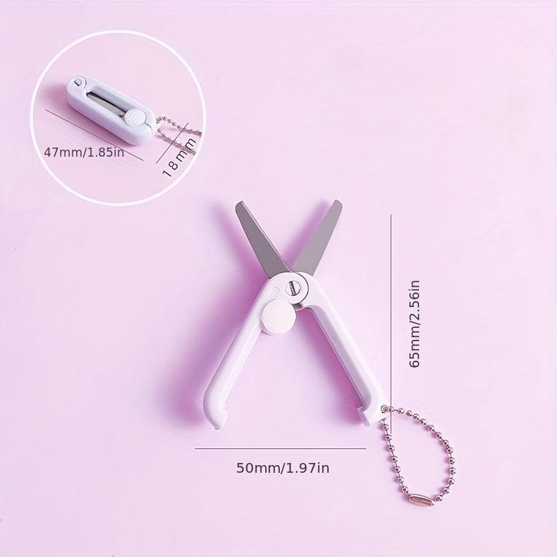 Mini Telescopic Folding Scissors - Choose from Five Colors
