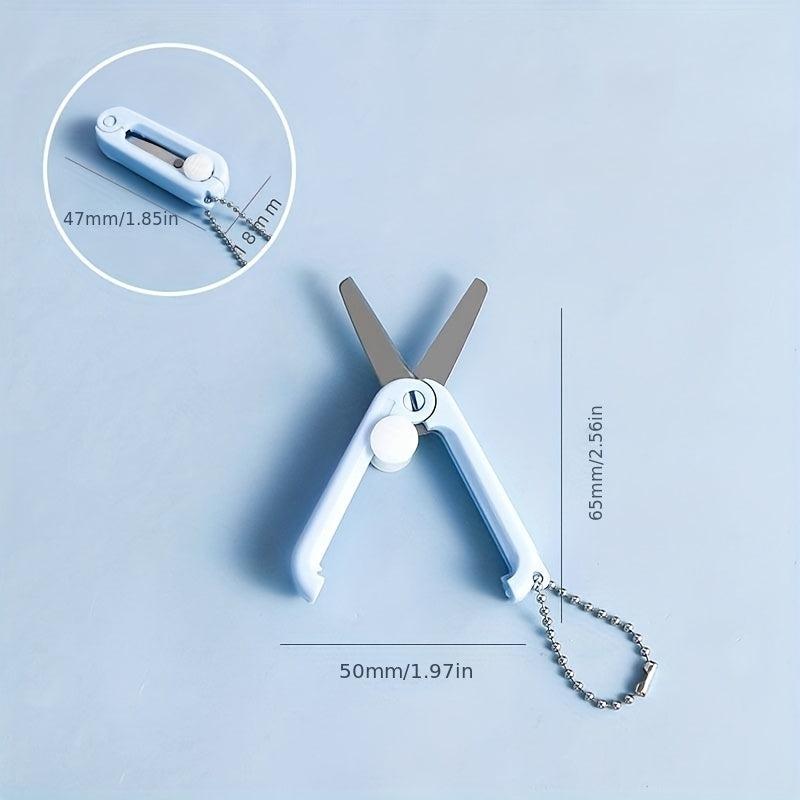 Mini Telescopic Folding Scissors - Choose from Five Colors