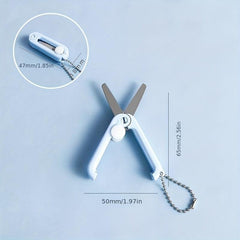 Mini Telescopic Folding Scissors - Choose from Five Colors