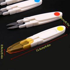 Colored Handle Safety Spring Sewing Scissors