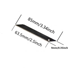10PCS 9mm Snap Off Blades SK2 Utility Blades Strengthened Safety Box