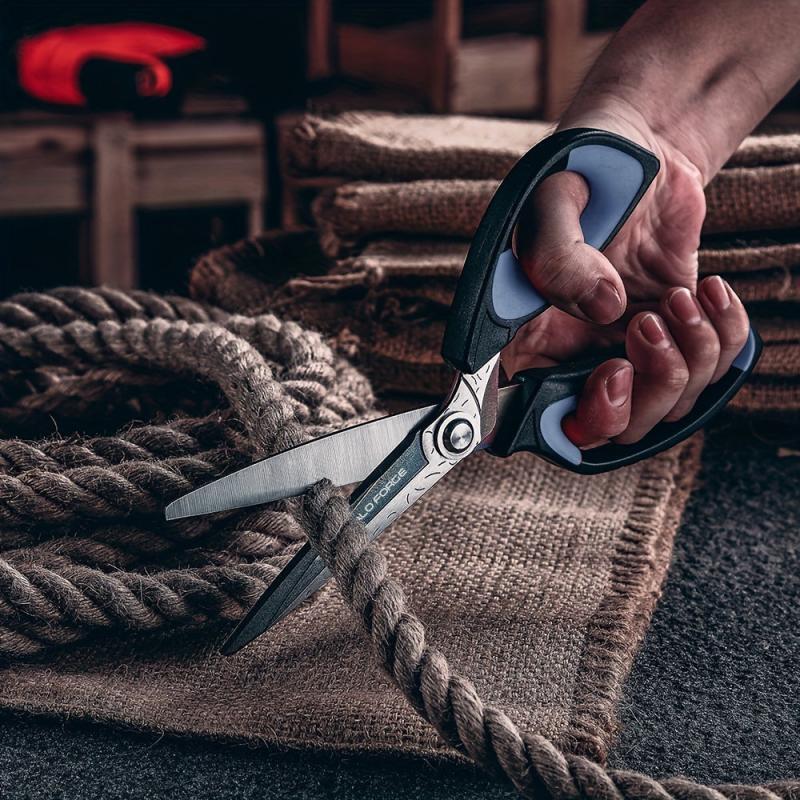 Heavy Duty Scissors Industrial Multipurpose Shears Sharp Titanium Coated