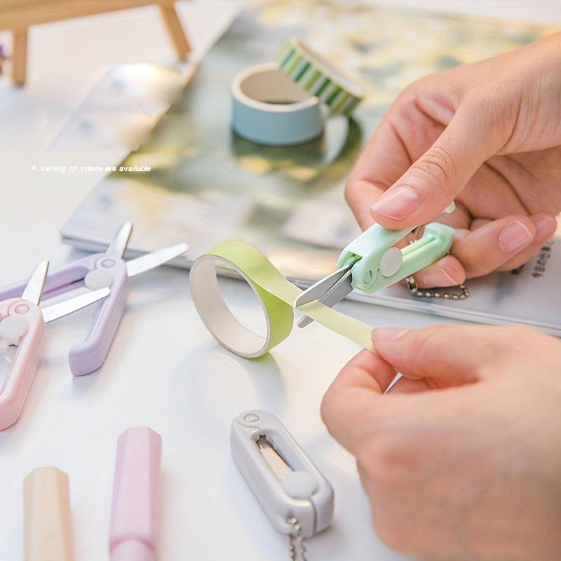 Mini Portable Safety Scissors for Crafting Sewing & Scrapbooking