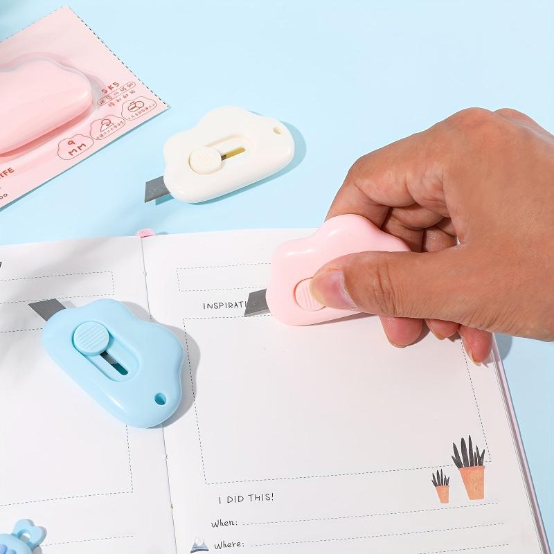 Mini Utility Knife for Crafting Cutting Paper Wraps Slides