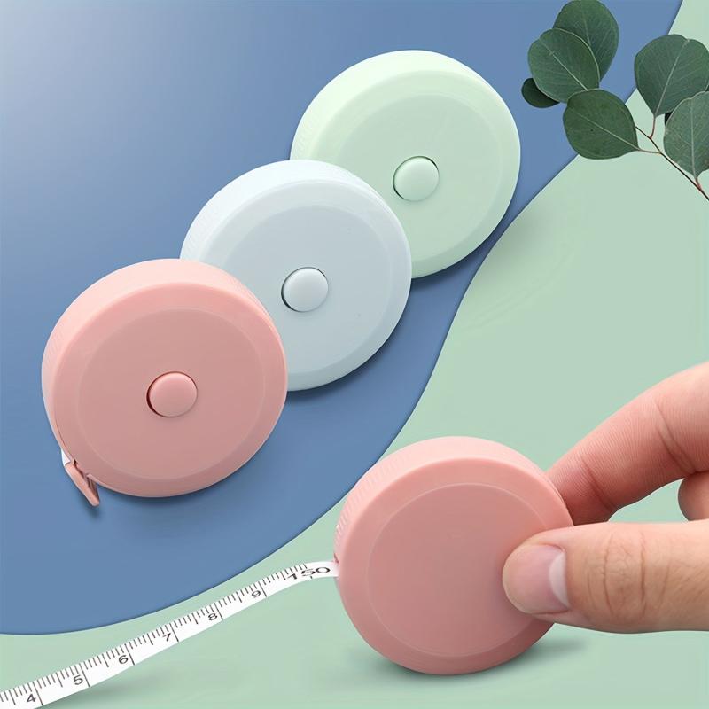 4Pack Retractable Fabric Soft Tape Measure 60in Body Measuring Waist Clothes Sew