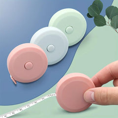 4Pack Retractable Fabric Soft Tape Measure 60in Body Measuring Waist Clothes Sew