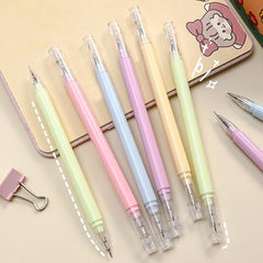 Dual-Ended Gel Pen with Paper Cutter Engraving Tool
