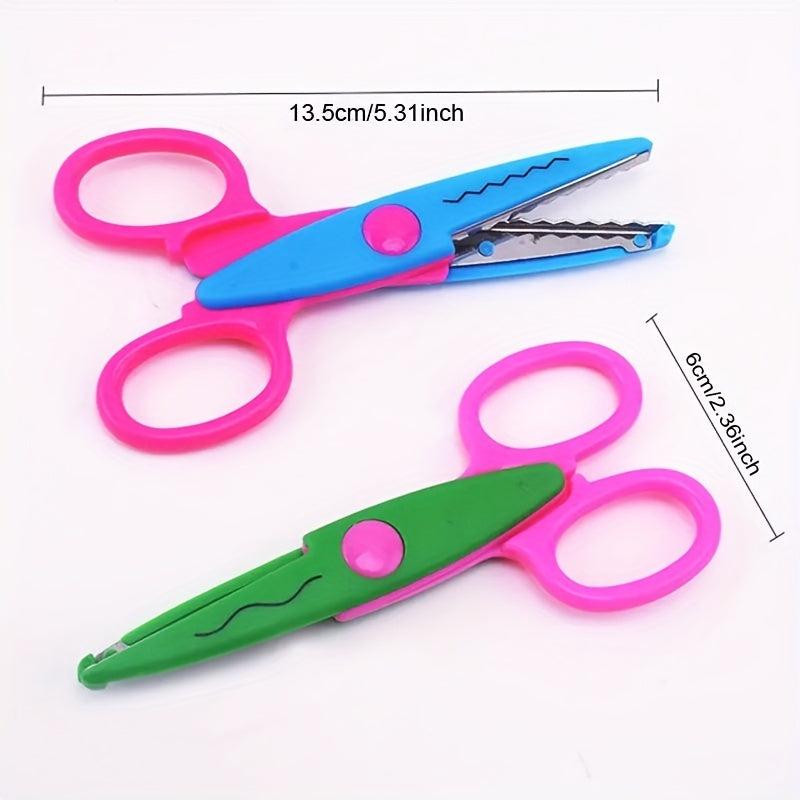1pc Lace DIY Scissors Scrapbook Paper Photo Tools Diary Decoration Safety Scisso