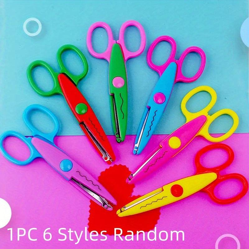 1pc Lace DIY Scissors Scrapbook Paper Photo Tools Diary Decoration Safety Scisso